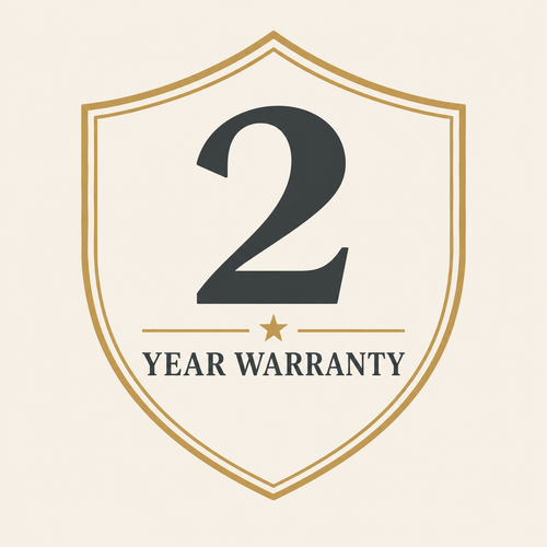 Zorevana 2-Year Warranty badge