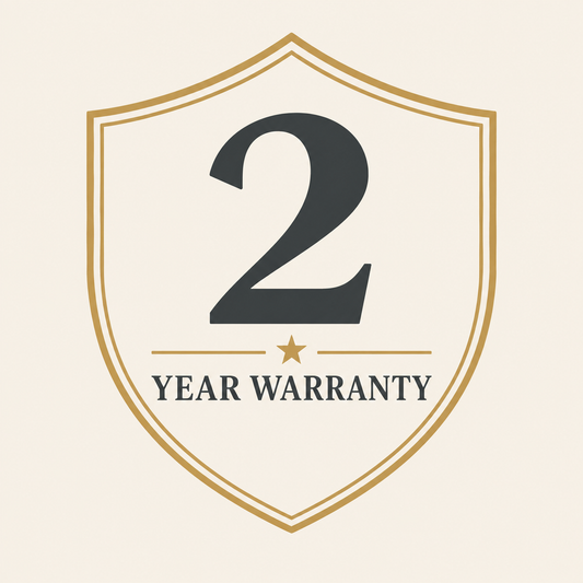 Zorevana 2-Year Warranty badge