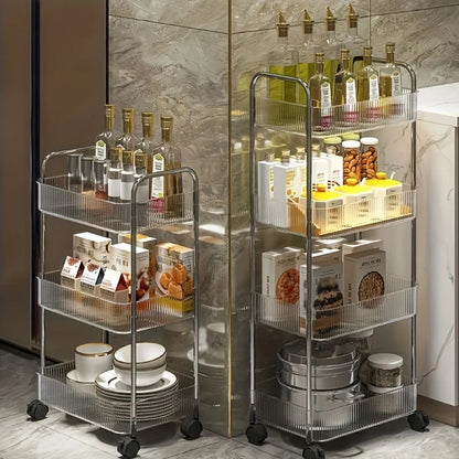 Clear Rolling Storage Cart - product image 02