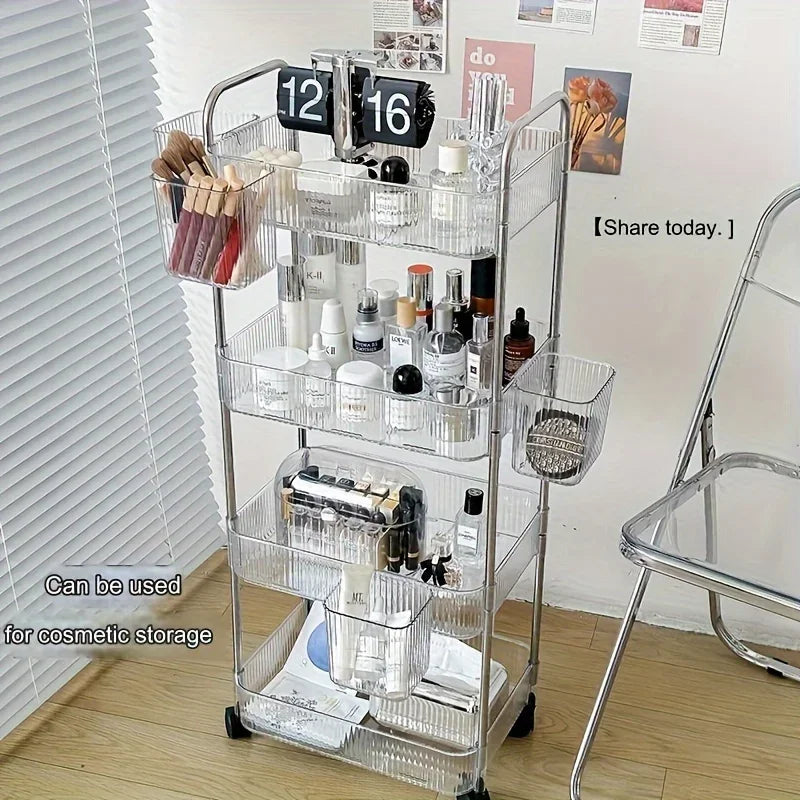 Clear Rolling Storage Cart - product image 03