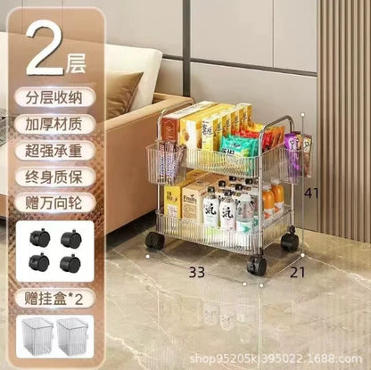 Clear Rolling Storage Cart - product image 07