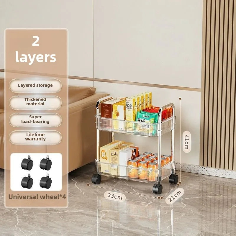 Clear Rolling Storage Cart - product image 08
