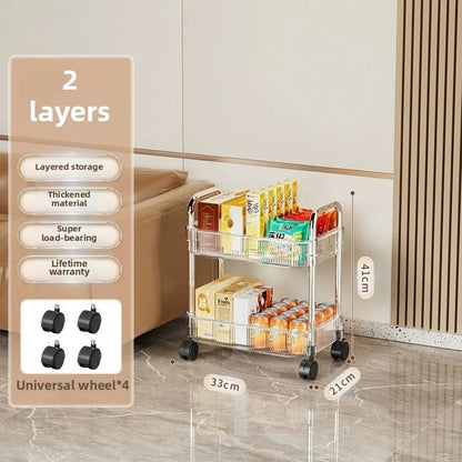 Clear Rolling Storage Cart - product image 08