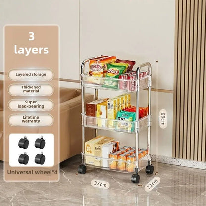 Clear Rolling Storage Cart - product image 10