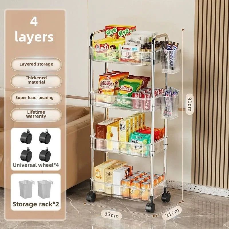 Clear Rolling Storage Cart - product image 11