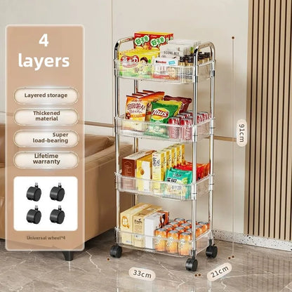 Clear Rolling Storage Cart - product image 12