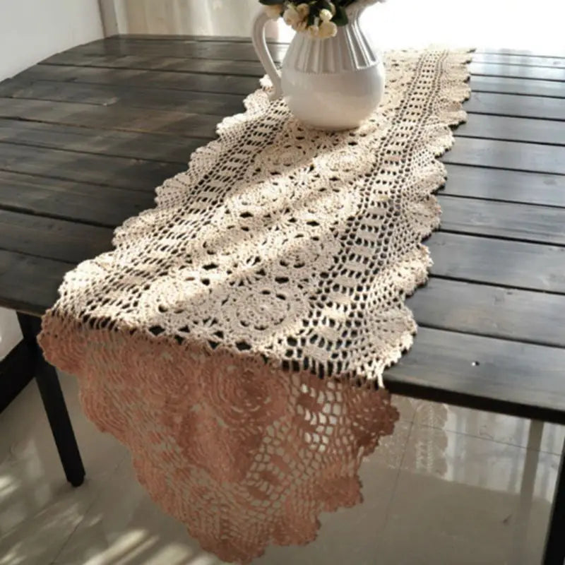 Cotton Crochet Table Runner - product image 03