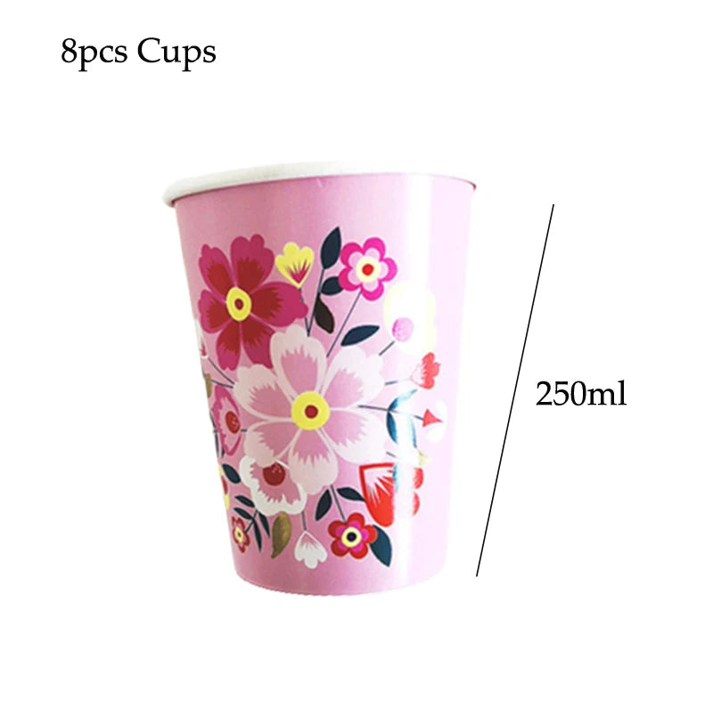 Floral Disposable Party Tableware - product image 10
