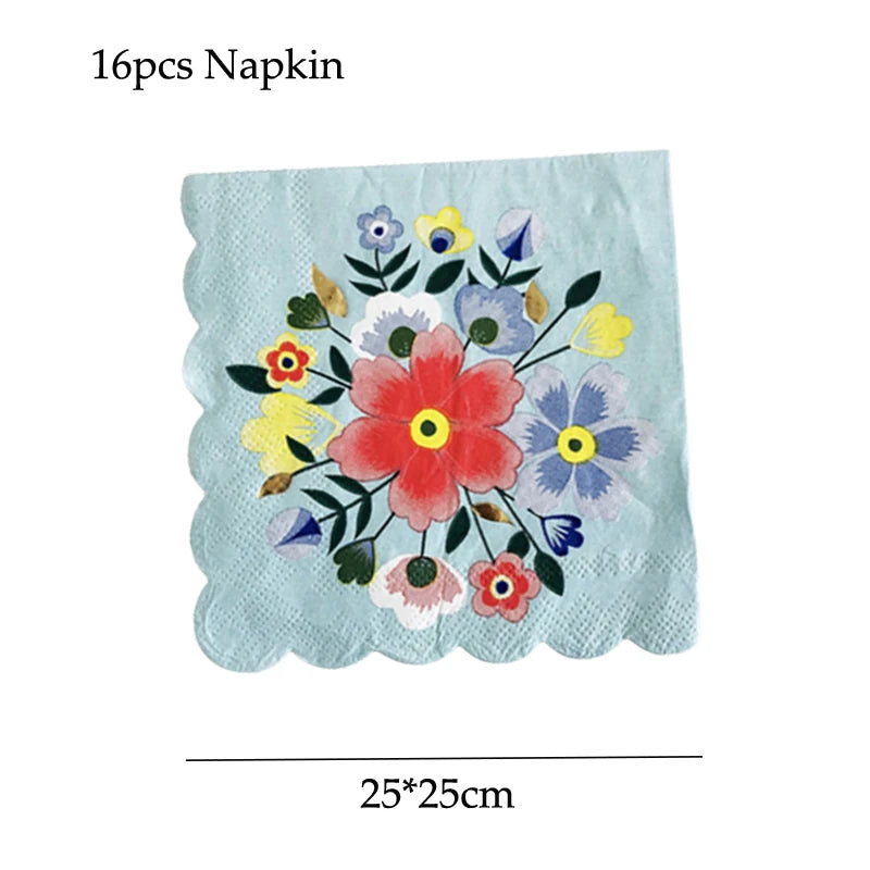 Floral Disposable Party Tableware - product image 13