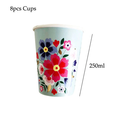 Floral Disposable Party Tableware - product image 14
