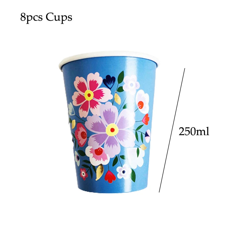 Floral Disposable Party Tableware - product image 15