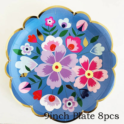 Floral Disposable Party Tableware - product image 16