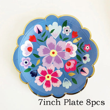 Floral Disposable Party Tableware - product image 24
