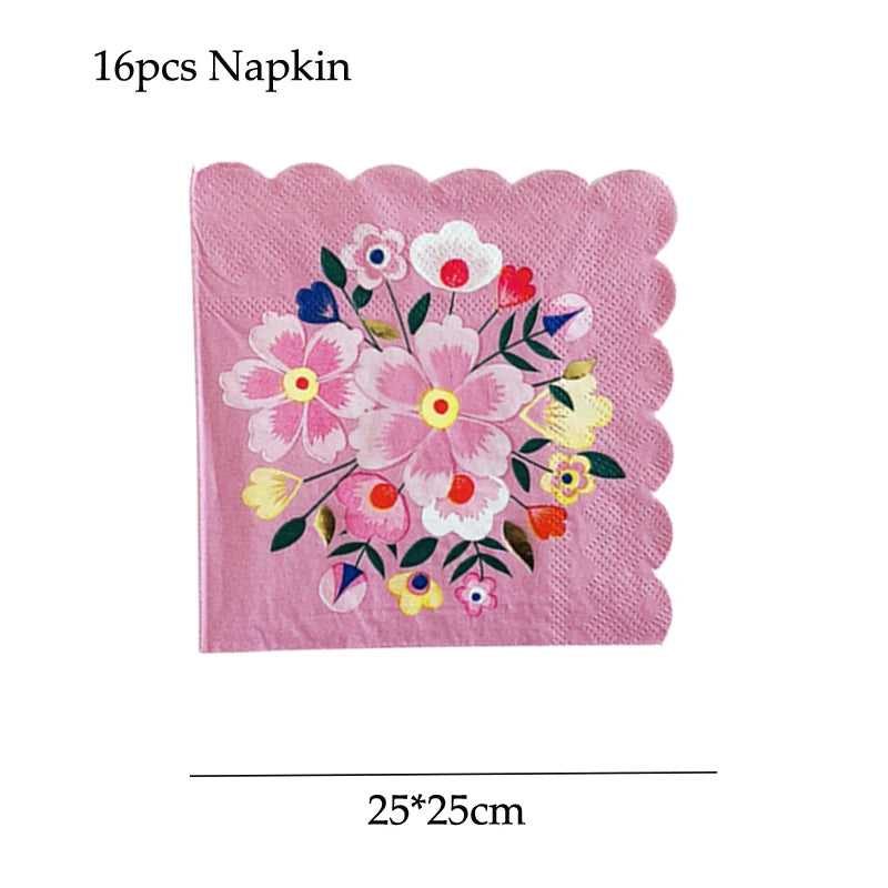 Floral Disposable Party Tableware - product image 25