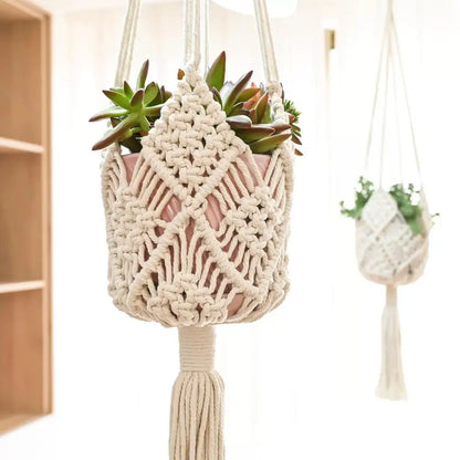 Macrame Hanging Planter Holder - product image 01