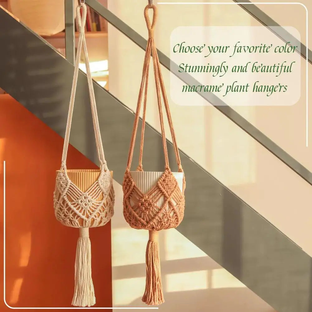 Macrame Hanging Planter Holder - product image 03