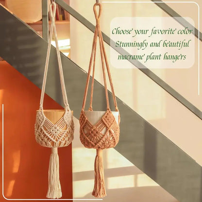 Macrame Hanging Planter Holder - product image 03