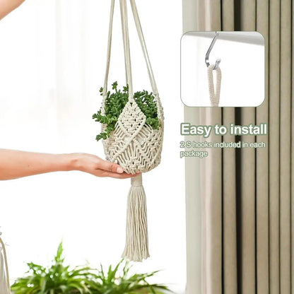 Macrame Hanging Planter Holder - product image 04