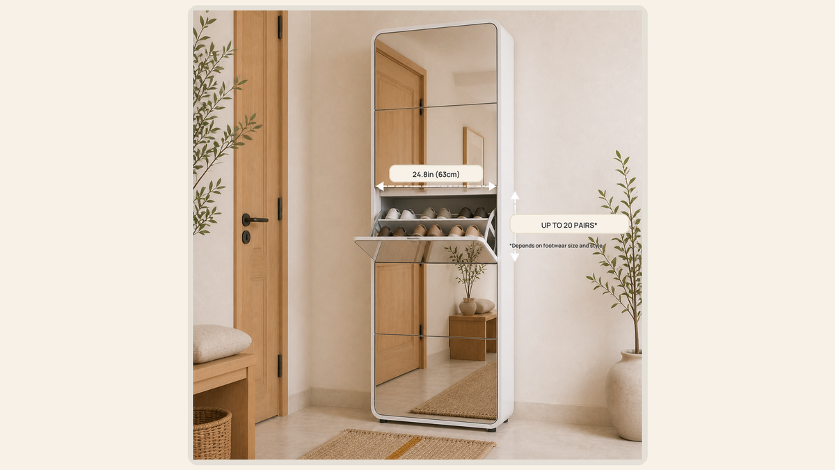 Zorevana — horizontal drawer capacity