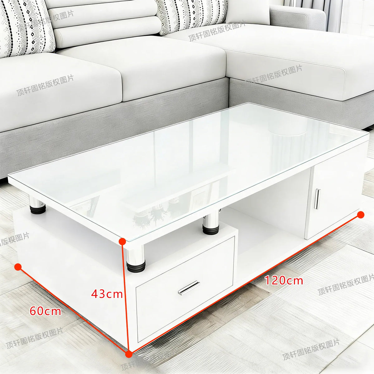Modern Living-Room Coffee Table with Storage - product image 07