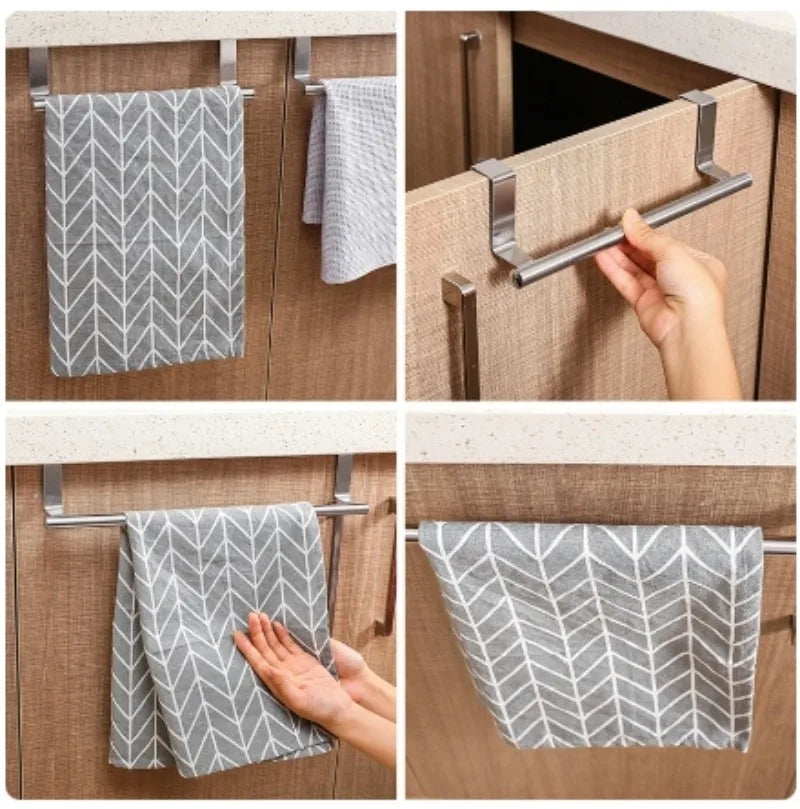 Over-Door Stainless Steel Towel Bar - product image 05