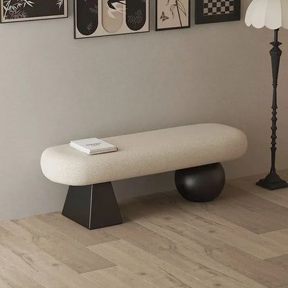Sculptural Entryway Accent Bench - product image 02