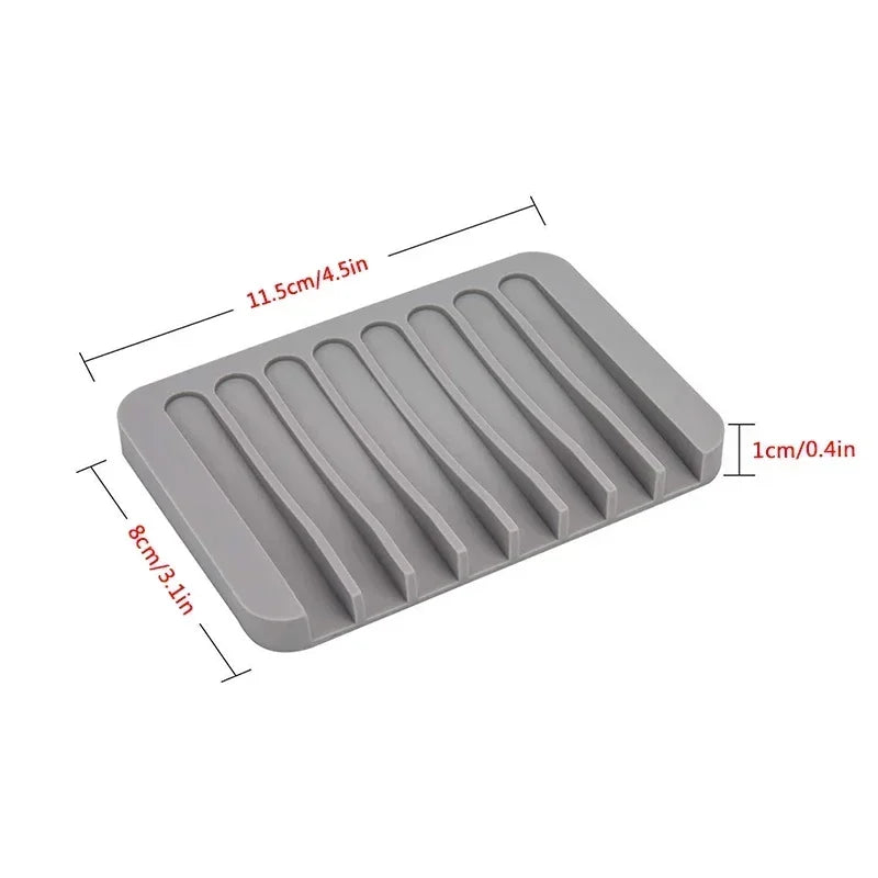 Silicone Self-Draining Soap Dish - product image 02