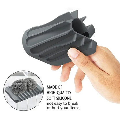 Silicone Self-Draining Soap Dish - product image 04