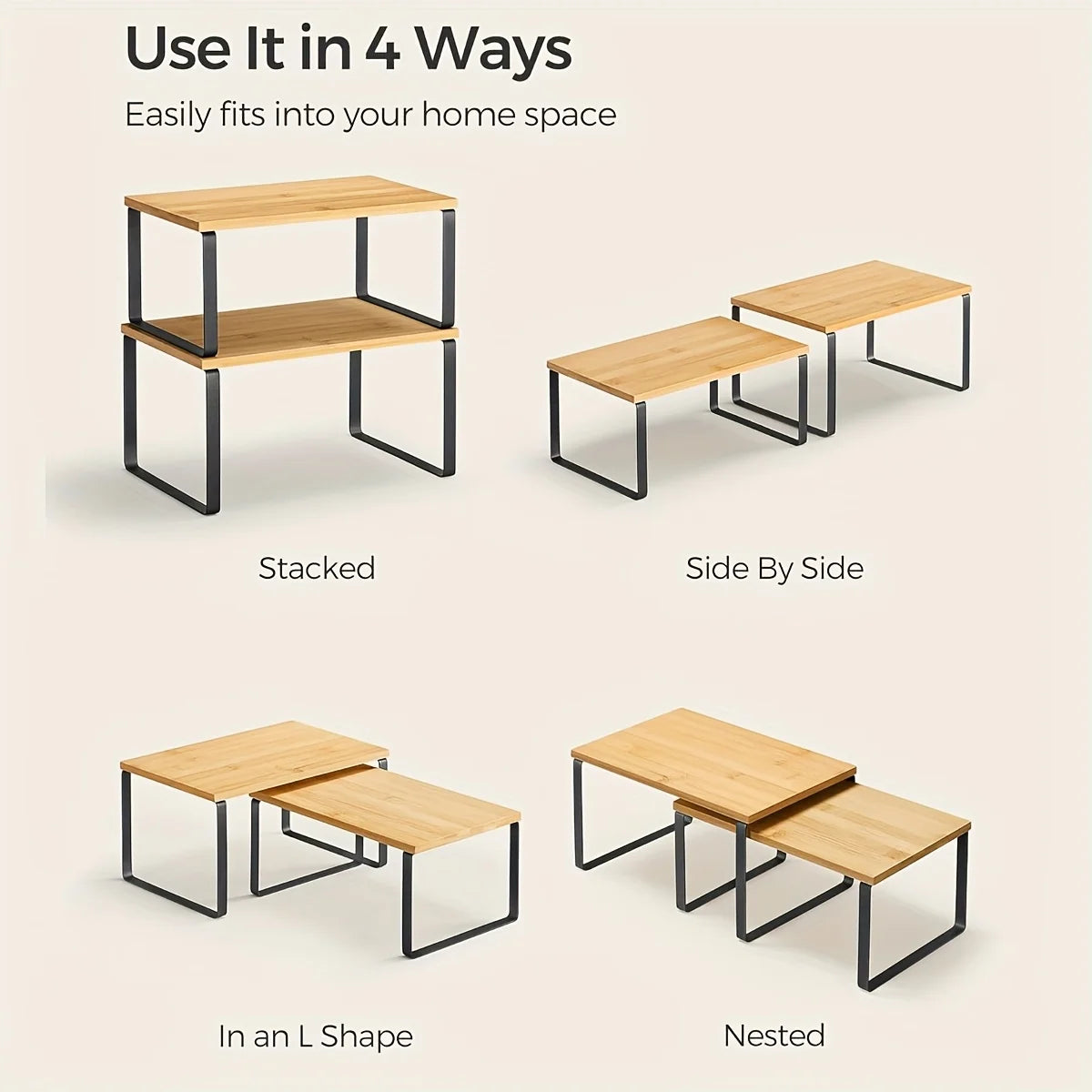 Stackable Kitchen Shelf Set - product image 06