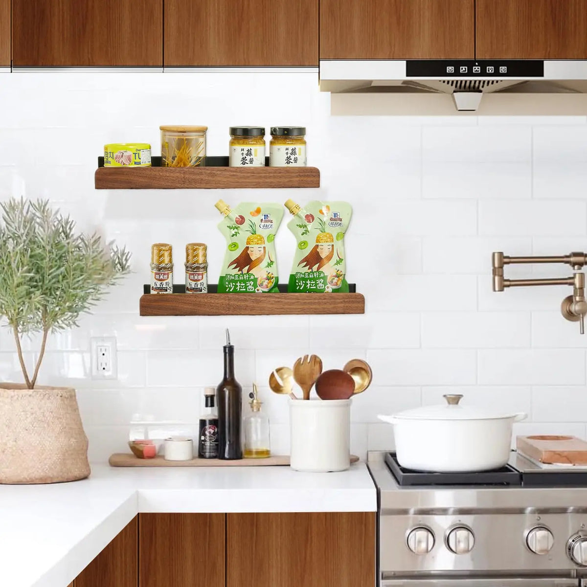 Wall-Mounted Bathroom Storage Shelf - product image 04